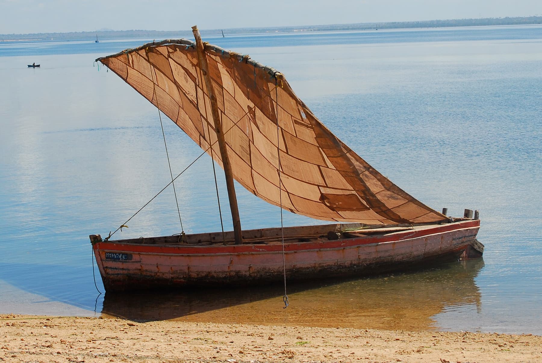 Boat off the Island of Mozambique