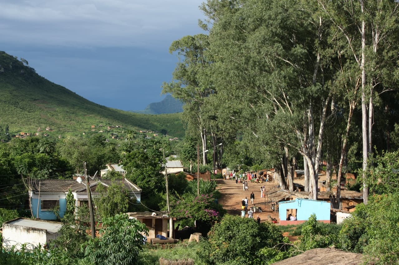 Main street of Manica