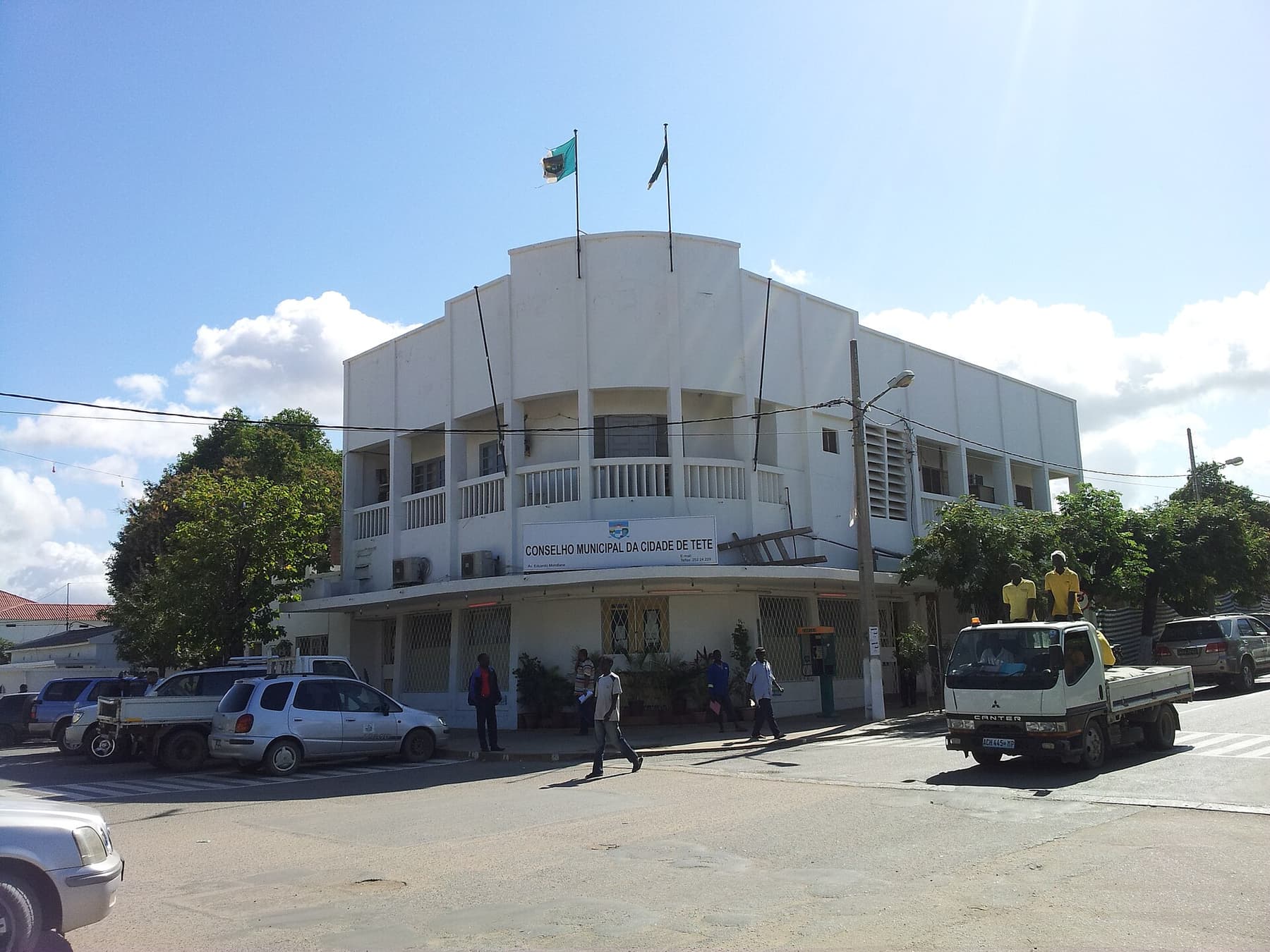 Tete city, on the Zambezi