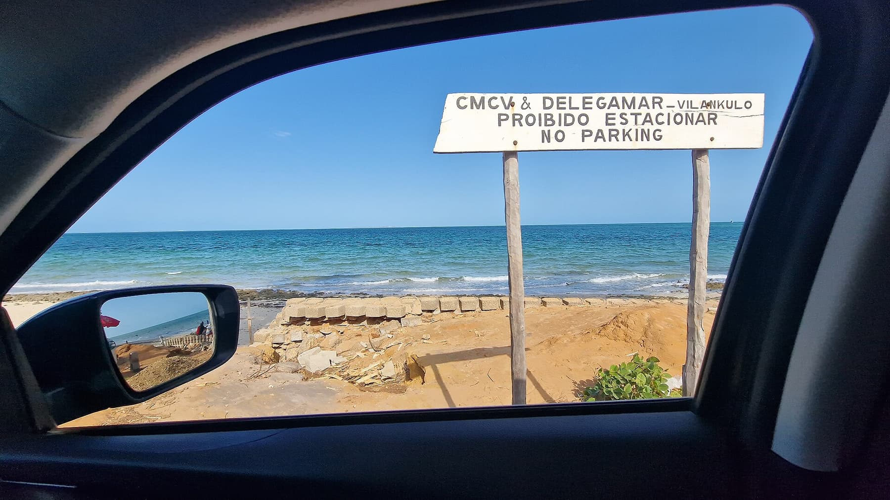 Low tide on Vilanculos beach